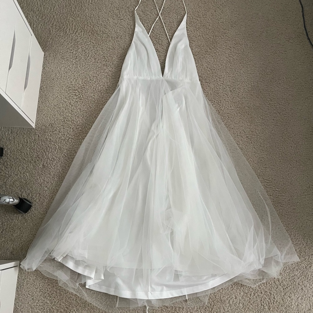 Hello Molly White Tulle Dress